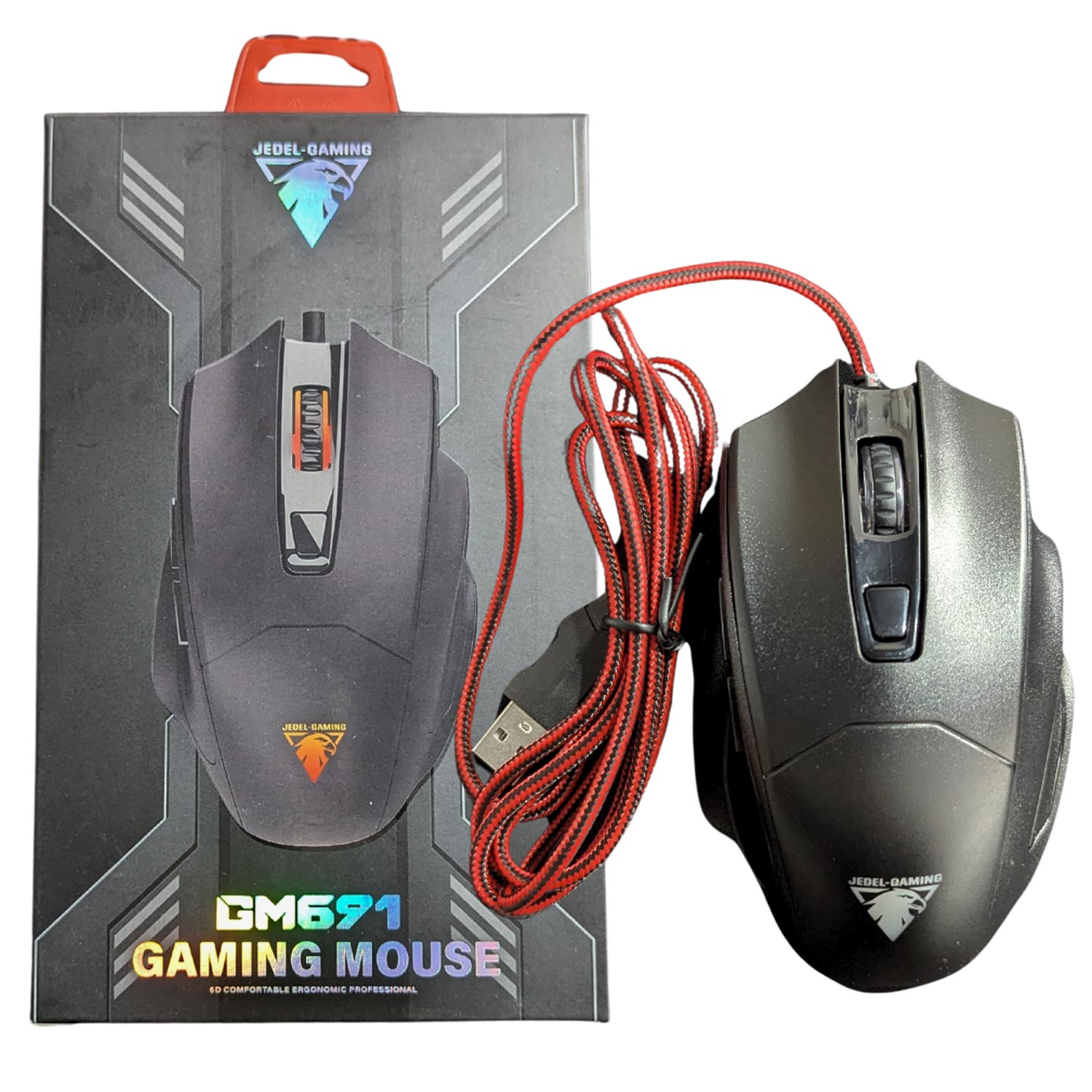 M2438-JEDEL GM-691 Kablolu Oyuncu Mouse 3600 Dpi Ledli